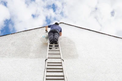 Peinture extérieure à la Laupie — façades et ravalement